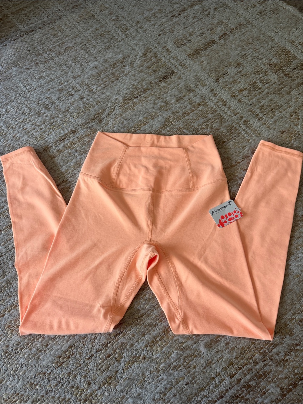 FP Movement by Free People Peach High-Waist Leggings